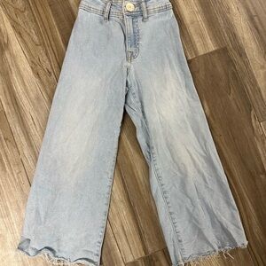 Light Blue Wide-Leg Women Jeans